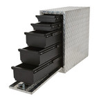 Ironton 5-drawer Sidebed Storage Truck Box  Aluminum  20   47in w