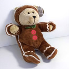 Starbucks Coffee Bearista Bear 2008 Gingerbread Christmas Holiday Plush New Rare