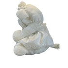 Fisher-price White Puffalump Cow Lace Pink Hearts Dress 15  Vintage 1986