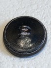 19th Century Metal Button W Squirrel  Bird Nest   Great Plant Life   Small 5 8 