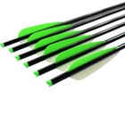6 12p Crossbow Bolts Aluminium Arrows With 100 Grain Broadheads Hunting Shooting