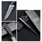 Toor Secret Straight Knife 9cr13mov Blade G10 Handle Outdoor Tactical Tool