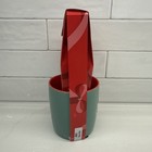 New Starbucks Holiday Gift Set Hot Cocoa 12 Oz Christmas Coffee Mug Green