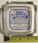 Vintage Town   Country Van Lines Ashtray With Humorous Graphic  philadelphia  Pa