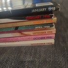 1998 Playboy Magazine Lot Set Of 8 W Centerfolds Jan Feb Mar Apr Aug Sep Oct Nov