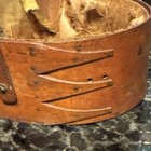 Antique Shaker 3 Finger Oval Sabbathday Maine Sewing Basket Carrier Wood