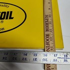 Vtg Pennzoil It   s Cheaper To Change Your Oil Than Your Engine Plastic Sign 14x18