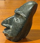 Vintage Inuit Eskimo Native Soapstone Carving Signed Kopapik   a  Qaqyuarq 