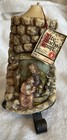 Vtg German Ulte Wachs Kunft Hand Carved Candle Nativity Scene Pillar Nr c 6686