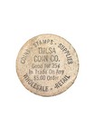 Vintage Wooden Nickel Tulsa Oklahoma Coin Co  Indian Head  5 Cents  Collectable