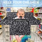 Polovillae Shopping Cart Cover For Baby 2-in-1 High Chair Cover With Safety