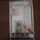 Finishing Touch Flawless Salon Nails Electric File   Drill  6 Heads  Rechargeab   