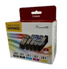 Canon Pgi-280 Cli-281 5 Color Cartridge Pack For Canon Pixma Inkjet Printers
