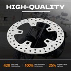 Enforcer Polished 11 8  Front Brake Rotors For Harley Touring Fltru Fltrx 14-23