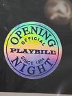 Playbill Opening Night 1st Broadway Theatre Musical Film Show Usa Programmes
