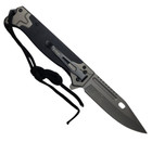 9 25  Tactical Spring Assisted Open Pocket Knife Black G10 Handle