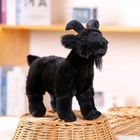 New Black Goat Plush Toy 12  Stuffed Animal Toddler Doll Gift For Kids