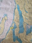 1972 Noaa Nautical Map Chart 32  X 36  Grand Traverse Bay Area Cut Off At Top