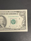1990 Series  100 Dollar Bill  Federal Reserve Note  Ink Bleed Through