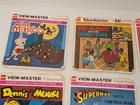View-master Viewer Reels Lot Gaf Vtg Cartoon Favorites Dc Marvel Monsters