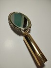 1950s Schildkraut Rhinestone Studded Duo Lipstick Folding Mirror Vintage Euc