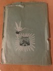     Vtg 1960s Disneyland Silhouette Portrait Pair Boy Main Street Usa Envelope    