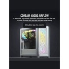Corsair 4000d Airflow Mid-tower Atx Pc Case     White     Brand New Sealed 