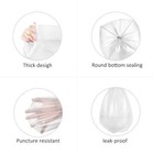 1 6 Gallon Trash Bags  Clear  100 Count  Bathroom Bin Liners