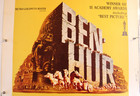 Ben-hur 1969 Re-release Original Vintage Movie Poster 28x40 Charlton Heston