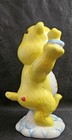 Vintage Care Bears Funshine Bear 7  Ceramic Piggy Bank Yellow Sunshine On Cloud