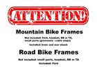 2017 Specialized Tarmac Comp Disc  frameset Only  Carb wht