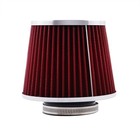 Idhigh Flow Inlet Cold Air Intake Cone Air Filter Replacement Clamp-on 3 5 