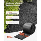 Uimoso Rubber Mulch Roll 140 X 5 5in For Landscaping Recycled 2 Rolls Mulch Mat