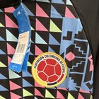 Adidas Colombia Soccer Jersey Size L Long Sleeve Black Multicolor Green