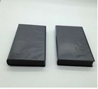 100 Standard Black Vhs Cases  Full Sleeve W  Hub  Psv10hub  Free Shipping
