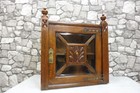 Wooden Antique Wall Cabinet Bathroom Cabinet Hanging Cabinet Oak Wood
