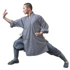 Shaolin Monk Robe Kung Fu Uniform Buddhist Meditation Tai Chi Suit Beautiful