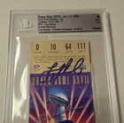 Troy Aikman Signed Sb Xxvii  Super Bowl Ticket Beckett 10 Auto Dallas Cowboys 
