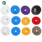 12pcs Diamond Polishing Pads Wet Dry 4  Set Kit For Concrete Marble Granite Us