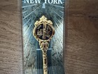 Rare  Vintage Gold Plate New York City Souvenir Spoon Twin Towers Nyc Pre 9 11