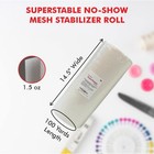 Superpunch Invisible No-show Mesh Stabilizer  1 5 Oz Cutaway For Embroidery