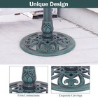 28 Inch Height Pedestal Bird Bath  Vintage Standing Bird Feeder W antique Flo   