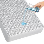 Mattress Crib Toddler Bed Baby Waterproof Quilted Comfort Sleep Cushion Cover