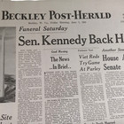 Beckley Post Herald Wv June 7  1968 Newspaper Rfk Kennedy Funeral Coal Plant