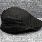 Jamont Cabbie Hat Black Adjustable Flat Cap Ivy Newsboy Breathable Mens