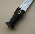 Antique Imperial Russian Caucasian Kindjal Dagger Niello Cossack Short Sword