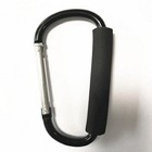 2x Generic Pram Pushchair Shopping Bag Hook Carabiner Large Buggy Mummy Clip B