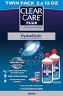 Clear Care Plus Cleaning Solution With Lens Case  Twin Pack  Multi  12 Oz  Pack