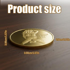 2pcs Double-sided Heads And Tails Coin     Lucky Token Challenge Coin