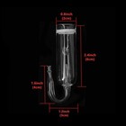 17mm Pollen Glass Co2 Diffuser With Bubble Counter For Aquarium Planted Tank    